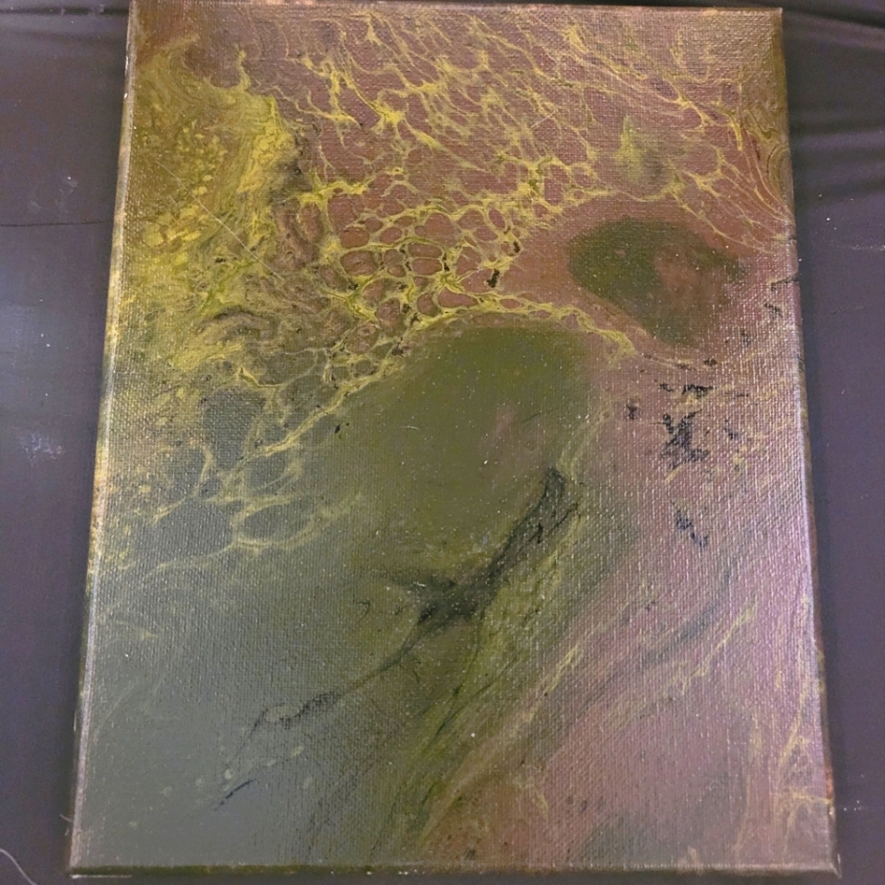 Acrylic pour paint